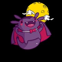 I Bite A Lot Axolotl Funny Halloween Vampire 16oz Travel Tumbler