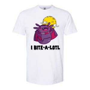 I Bite A Lot Axolotl Funny Halloween Vampire Softstyle CVC T-Shirt