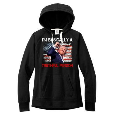 IM Basically A Truthful Person Women's Fleece Hoodie