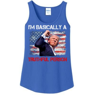 IM Basically A Truthful Person Ladies Essential Tank