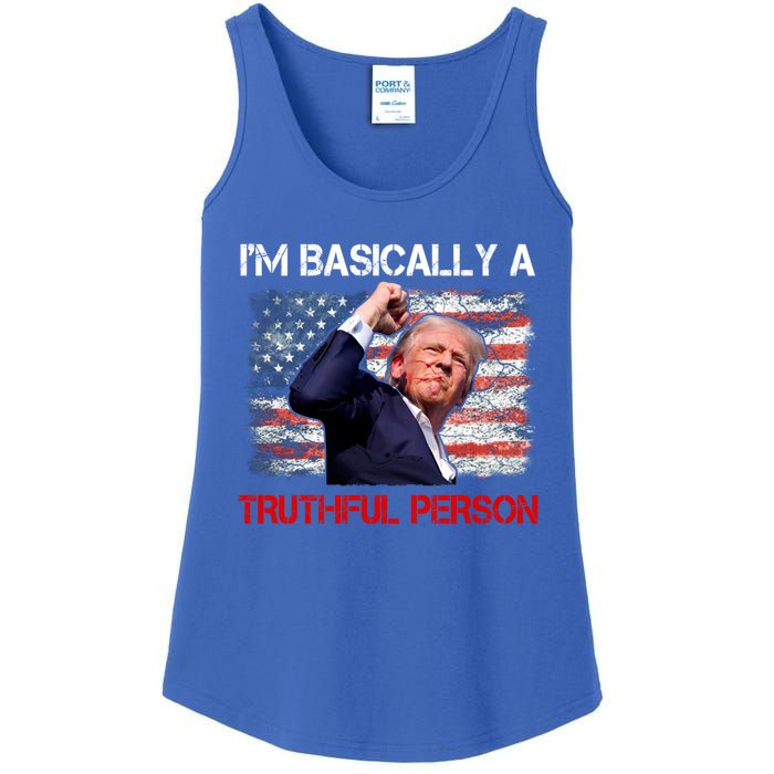 IM Basically A Truthful Person Ladies Essential Tank