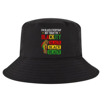 IM Blackity African Black Power Juneteenth Black Everyday Cool Comfort Performance Bucket Hat