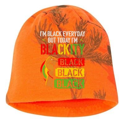 IM Blackity African Black Power Juneteenth Black Everyday Kati - Camo Knit Beanie