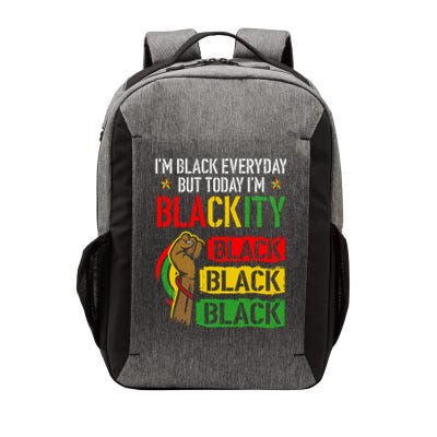 IM Blackity African Black Power Juneteenth Black Everyday Vector Backpack