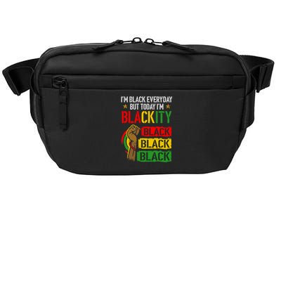 IM Blackity African Black Power Juneteenth Black Everyday Crossbody Pack