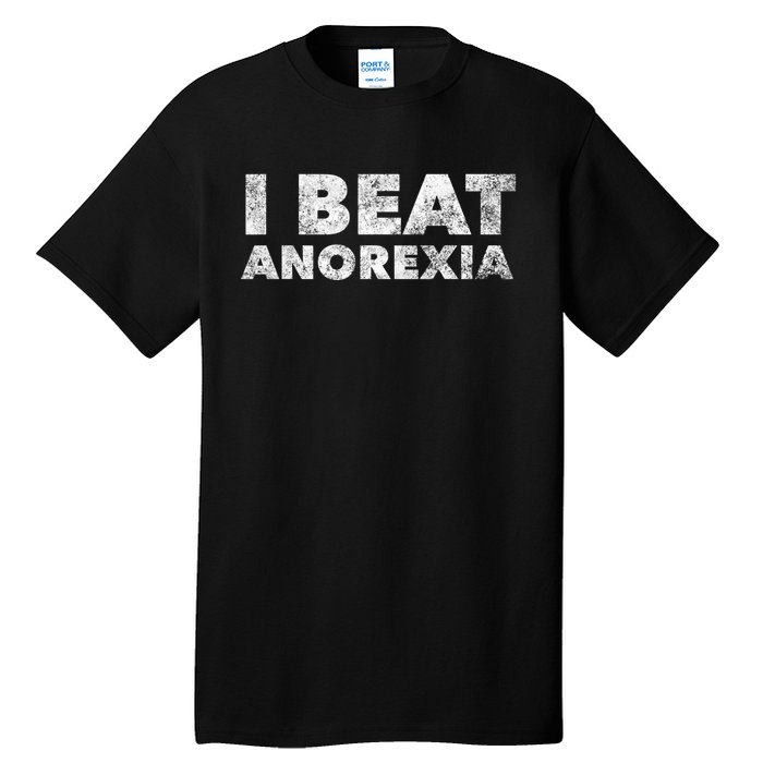 I Beat Anorexia Awareness Tall T-Shirt