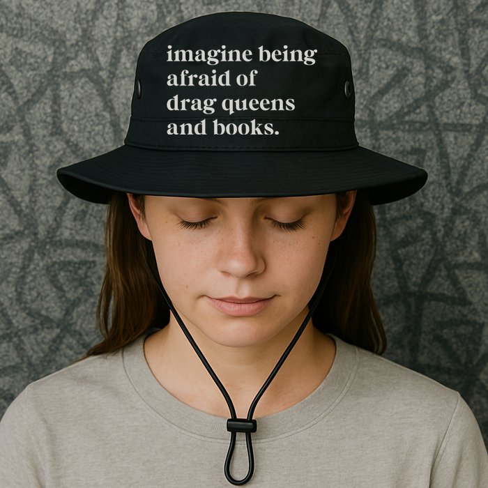 Imagine Being Afraid Of Drag Queens And Books Bucket Hat