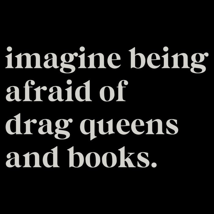 Imagine Being Afraid Of Drag Queens And Books 16 in Basic Backpack