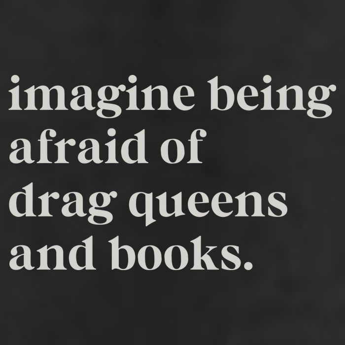 Imagine Being Afraid Of Drag Queens And Books Microfiber Hand Towel