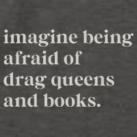 Imagine Being Afraid Of Drag Queens And Books Vector Backpack