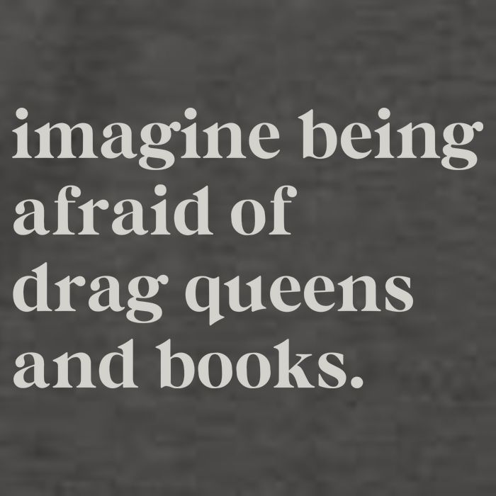Imagine Being Afraid Of Drag Queens And Books Vector Backpack