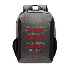 I'd Become A Grumpy Old Man Vector Backpack