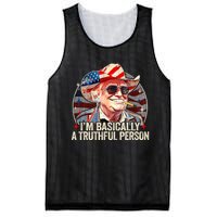 IM Basically A Truthful Person Trump Says Election Quotes Mesh Reversible Basketball Jersey Tank