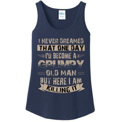 ID Become A Grumpy Old Man Grumpy Ladies Essential Tank