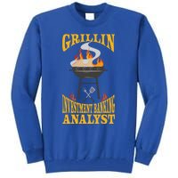 Investt Banking Analyst Bbq Grill Smoker And Barbecue Chef Great Gift Tall Sweatshirt