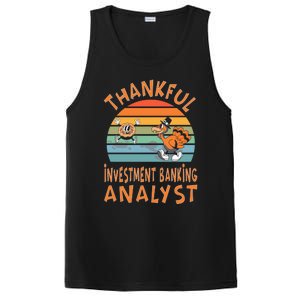 Investt Banking Analyst Job Funny Thanksgiving Gift PosiCharge Competitor Tank