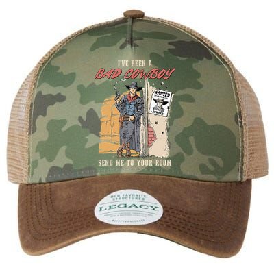 IVe Been A Bad Cowboy Send Me To Your Room Legacy Tie Dye Trucker Hat