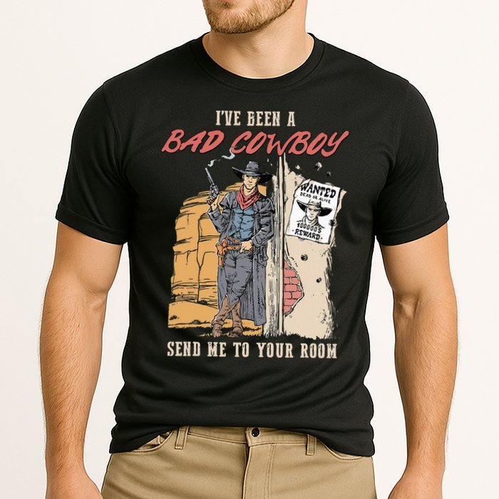 IVe Been A Bad Cowboy Send Me To Your Room Cooling Performance Crew T-Shirt