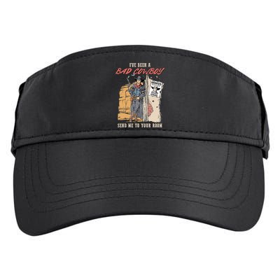 IVe Been A Bad Cowboy Send Me To Your Room Adult Drive Performance Visor