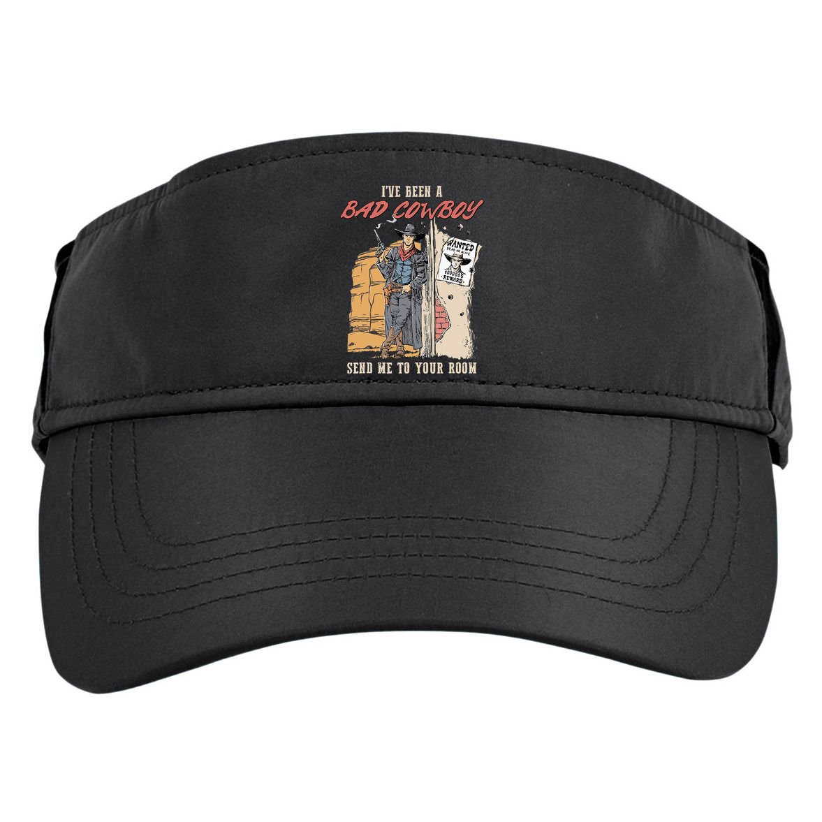 IVe Been A Bad Cowboy Send Me To Your Room Adult Drive Performance Visor