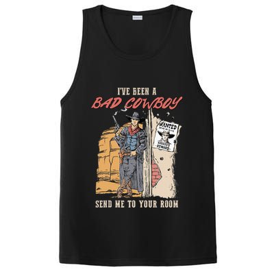 IVe Been A Bad Cowboy Send Me To Your Room PosiCharge Competitor Tank