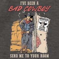IVe Been A Bad Cowboy Send Me To Your Room Vector Backpack