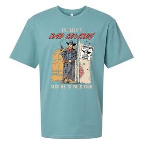 IVe Been A Bad Cowboy Send Me To Your Room Sueded Cloud Jersey T-Shirt