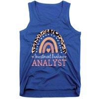 Investt Banking Analyst Leopard Rainbow Appreciation Gift Tank Top