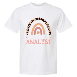 Investt Banking Analyst Leopard Rainbow Appreciation Gift Garment-Dyed Heavyweight T-Shirt