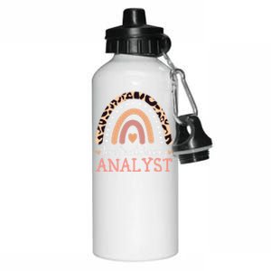 Investt Banking Analyst Leopard Rainbow Appreciation Gift Aluminum Water Bottle