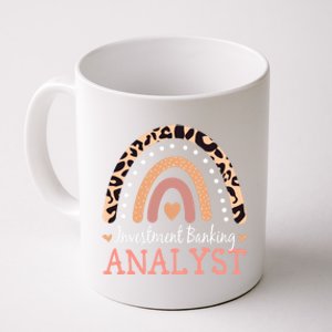 Investt Banking Analyst Leopard Rainbow Appreciation Gift Coffee Mug