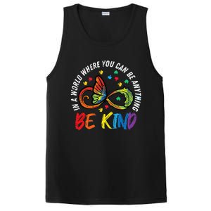 Infinity Butterfly Awareness Be Kind Autism PosiCharge Competitor Tank