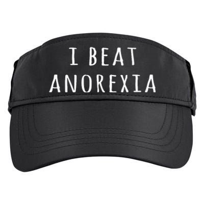 I Beat Anorexia Adult Drive Performance Visor