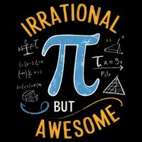 Irrational But Awesome Funny Pi Day Spiral Pi Math .Png 7-Panel Snapback Hat