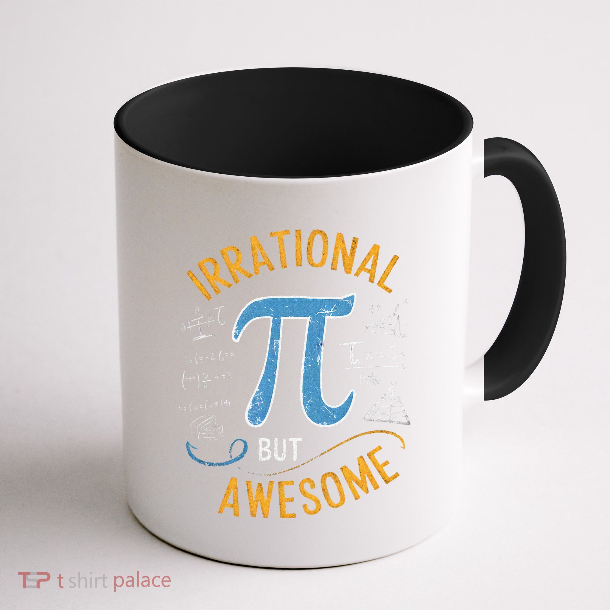 Irrational But Awesome Funny Pi Day Spiral Pi Math .Png Coffee Mug