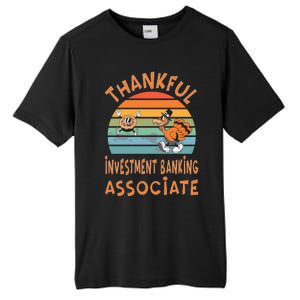 Investt Banking Associate Job Funny Thanksgiving Great Gift Tall Fusion ChromaSoft Performance T-Shirt