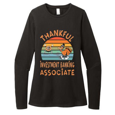 Investt Banking Associate Job Funny Thanksgiving Great Gift Womens CVC Long Sleeve Shirt