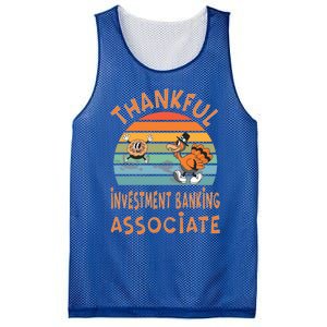 Investt Banking Associate Job Funny Thanksgiving Great Gift Mesh Reversible Basketball Jersey Tank