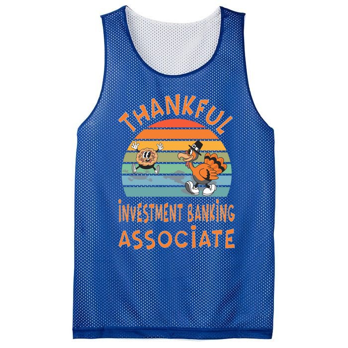 Investt Banking Associate Job Funny Thanksgiving Great Gift Mesh Reversible Basketball Jersey Tank