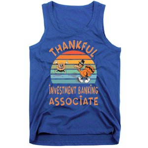 Investt Banking Associate Job Funny Thanksgiving Great Gift Tank Top