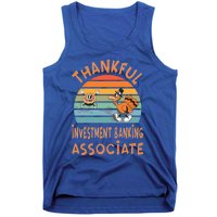 Investt Banking Associate Job Funny Thanksgiving Great Gift Tank Top