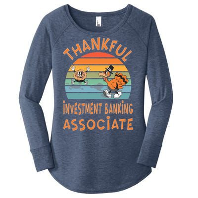 Investt Banking Associate Job Funny Thanksgiving Great Gift Women's Perfect Tri Tunic Long Sleeve Shirt