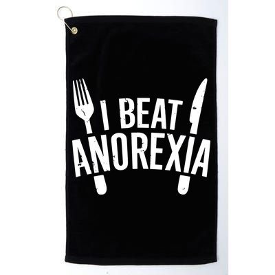 I Beat Anorexia Golf Towel