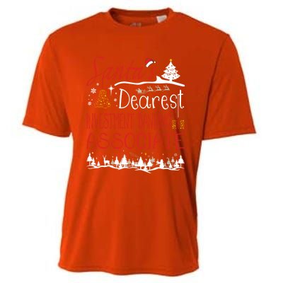 Investt Banking Associate Xmas Job Cute Christmas Meaningful Gift Cooling Performance Crew T-Shirt