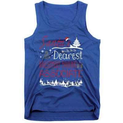 Investt Banking Associate Xmas Job Cute Christmas Meaningful Gift Tank Top