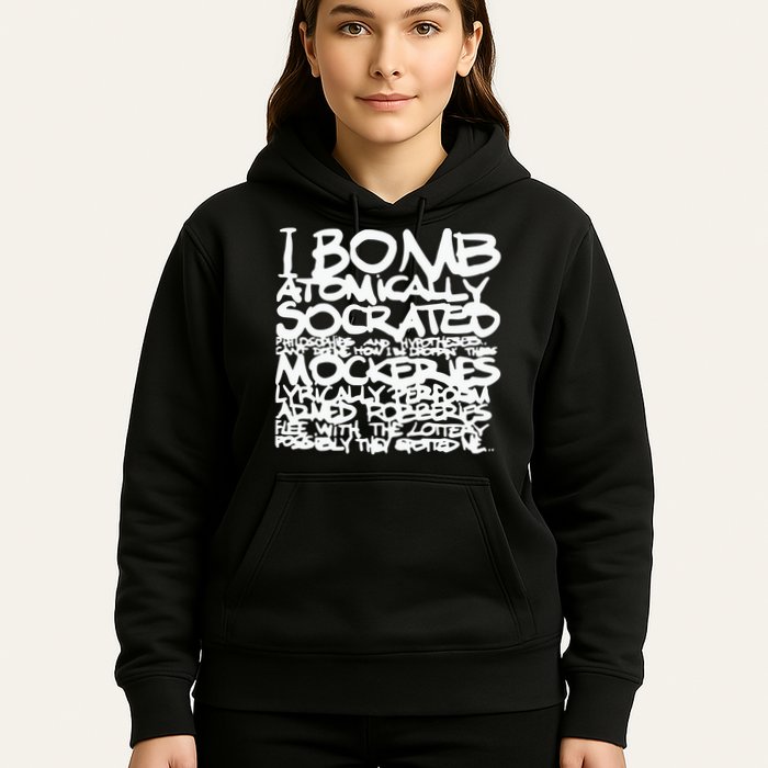 I Bomb Atomically Socrates’ Philosophies And Hypotheses Hoodie