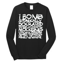 I Bomb Atomically Socrates’ Philosophies And Hypotheses Long Sleeve Shirt