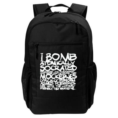 I Bomb Atomically Socrates’ Philosophies And Hypotheses Backpack