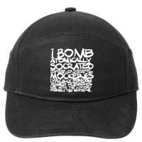 I Bomb Atomically Socrates’ Philosophies And Hypotheses 7-Panel Snapback Hat