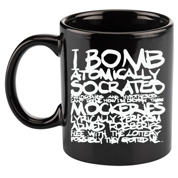 I Bomb Atomically Socrates’ Philosophies And Hypotheses 11oz C Handle Ceramic Mug